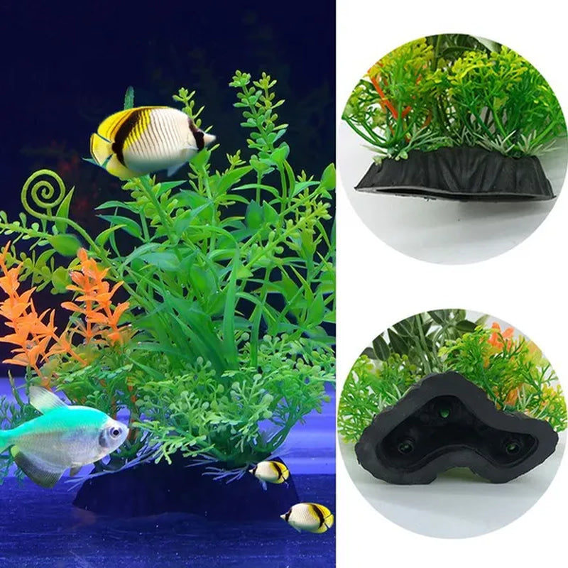 Simulation Artificial Plants Aquarium Decor Water Weeds Ornament Plant Fish Tank Aquarium Grass 14Cm Decoration