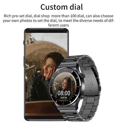 LIGE Bluetooth Call Smart Watch Men HD Screen Sports Bracelet Waterproof ECG Health Monitor Men SmartWatch For Uhren