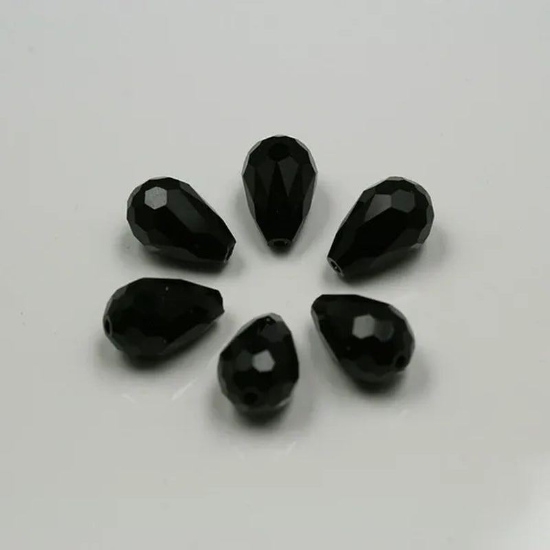 Multi-Color Top Quality Crystal Tear Drop Shape Beads Crystal Glass Beads Loose Spacer round Beads for Jewelry Making