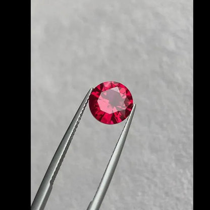Large Ruby Unheated 10.50 Cts Natural Mined 11.0mm Sri-Lanka Garnet Ruby Pigeon Red Round Cut VVS Loose Gem
