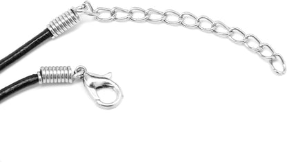 Pewter Celtic Cross Irish Scottish Wales Pendant on Leather Necklace