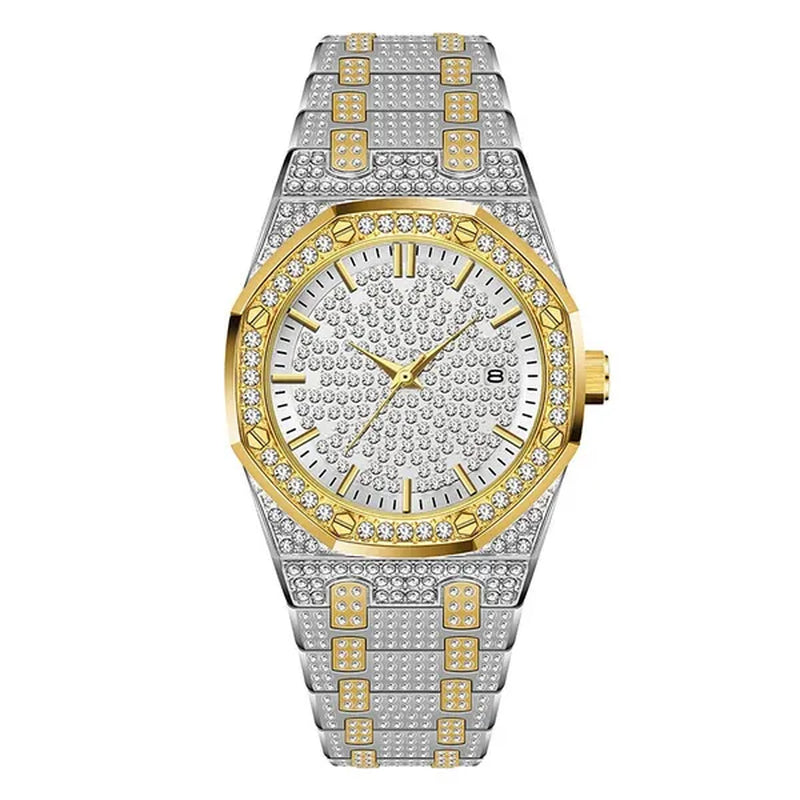 Women Quartz Watch Fashion Bling Casual Ladies Watch Female Gold Wristwatch Crystal Diamond Girls Clock