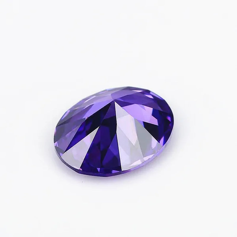 Unheated 12.50 Cts Natural Gemstone Mined Sri-Lanka Violet Sapphire 10Mmx14Mm Oval Cut VVS Gem