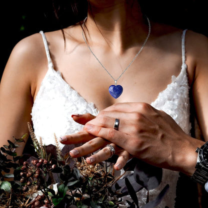 Crystal Necklace Quartz Healing Crystals Necklaces for Women Mothers Day Gift Quartz Heart Love Gemstone