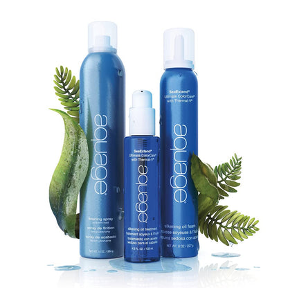 AQUAGE Finishing Spray LVOC, Fast-Drying, Fine-Mist Hairspray for Firm Hold, and a Humidity Resistant Lasting Style, 12.5 Oz - Packaging May Vary