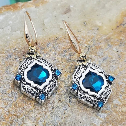 Exquisite Sapphire Earrings Zircon Earrings Dangle Earrings Drop Earrings Diamond Earrings Ladies Fashion Earrings Wedding Party Earrings