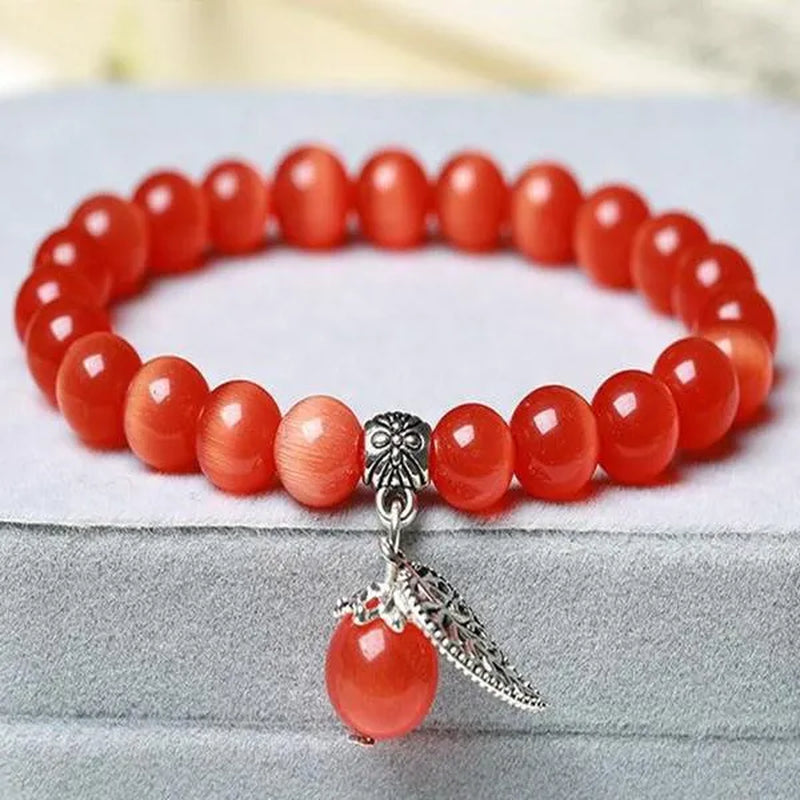 New Fashion cat's eye stone women's Bracelet  national style Buddha  bead bracelet lady crystal Bracelet jewelry