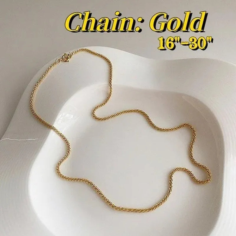 Women's Necklace Men's 16"-30" 3mm Shiny Ice Chain Necklace Chain Wedding Engagement Couple Jewelry
