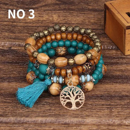 Multi-layer Beaded Bracelets for Women