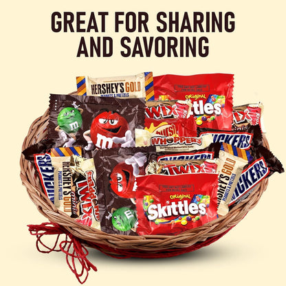 Chocolate Mix Bulk – 5Lb of Chocolate Candy – Bulk Candy Individually Wrapped Chocolate Treats – Hershey’S Gold, Twix, M&M, Skittles, Starburst, Snickers, Whoppers, Assorted Candy for Holidays, Christmas, Birthdays