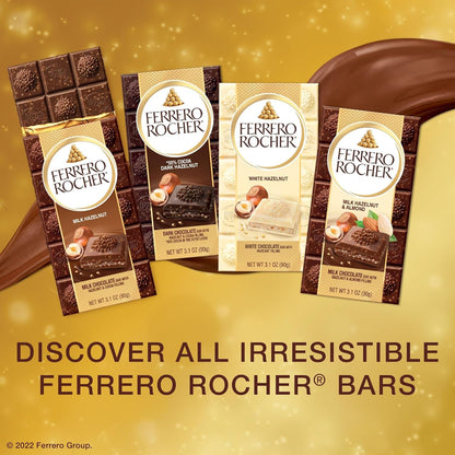 Premium Chocolate Bars, 8 Count Variety Pack, Individually Wrapped, 3.1 Oz Each
