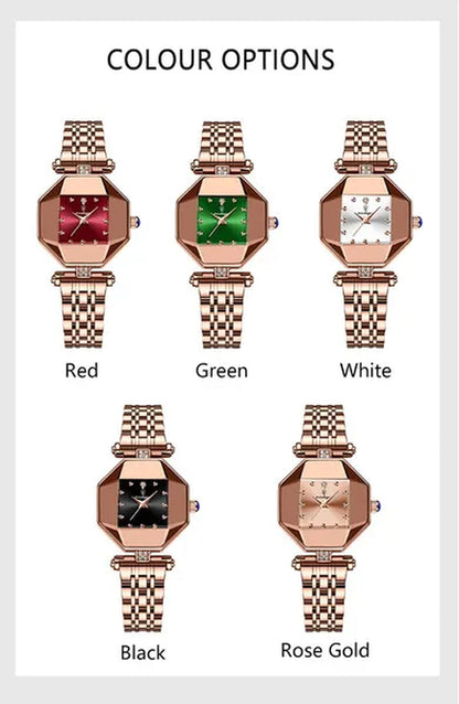 POEDAGAR Rose Gold Fashion Women Watch Stainless Stain Waterproof Ladies Quartz Watches Luxury Female Wristwatch