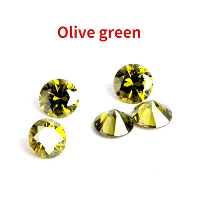 Round Brilliant Cut 5.0mm To 12.0mm D Color Moissanites Loose Stone Diamond Ring Jewelry Bracelet Material High Quality