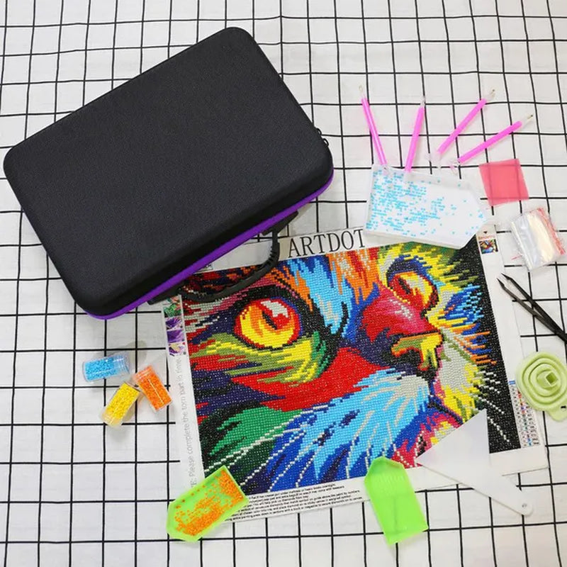 DIY Diamond Painting Accessories 15/30/ 60-Slot Diamond Painting Storage Box Tools for Diamond Art Embroidery Bead Storage