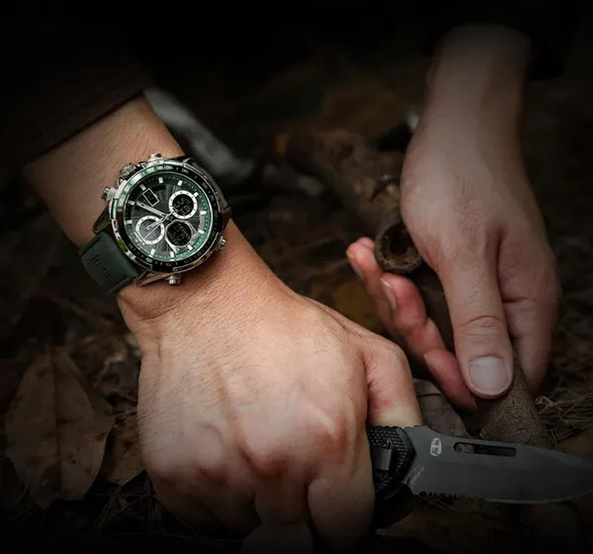 Fashion Military Watches for Men Luxury Original Sports Chronograph Watch Waterproof Quartz Clock Digital WristWatch