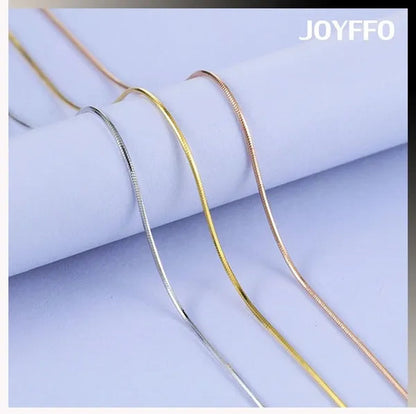 Women's Jewelry 16-inch-30-inch Single-layer Necklace Popular Style Snake Chain Metal Chain Necklace Girl Party Gift