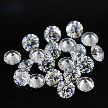 Moissanite Jewelry round Brilliant Cut Diamonds in Bulk