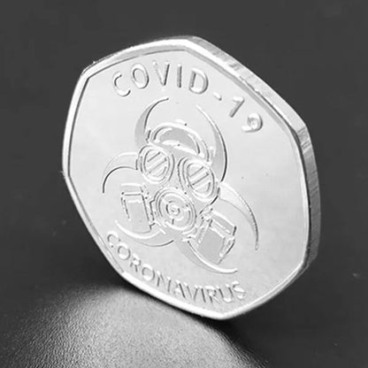 "I Survived 2020" Commemorative Badge Replica Collectible Souvenir Gift