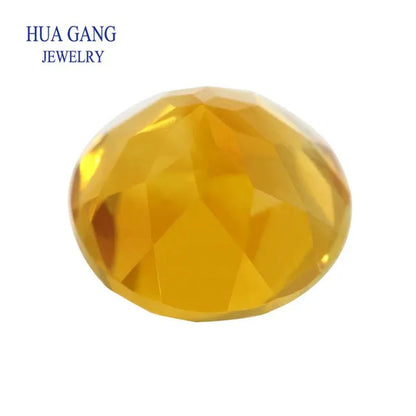 Dark Color Citrine Natural Loose Gemstone Round Shape Facetted Cut Size 1.0~6mm For DIY Jewelry Making