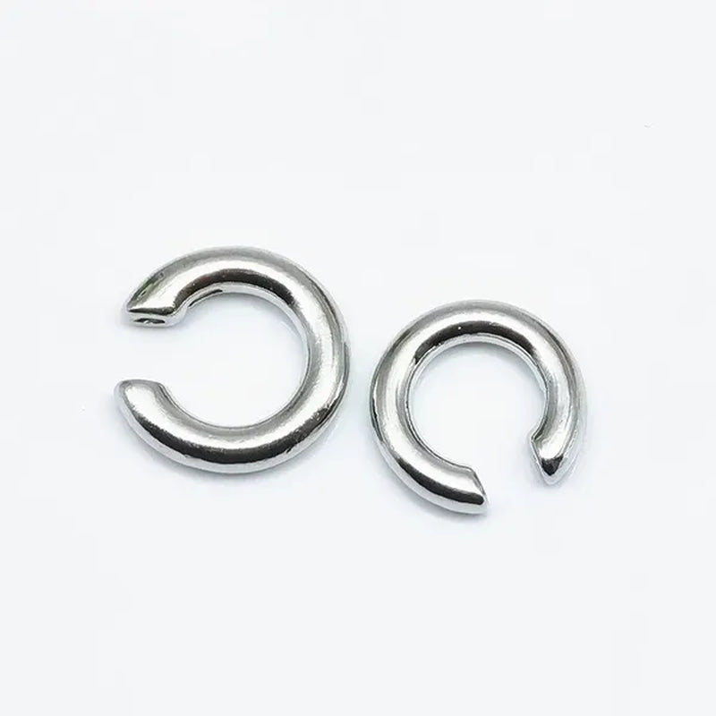 Fashionable and Simple Metal Gold Female Cartilage Clip Ear Round Ear Cuff Beautiful Girl Jewelry Earrings
