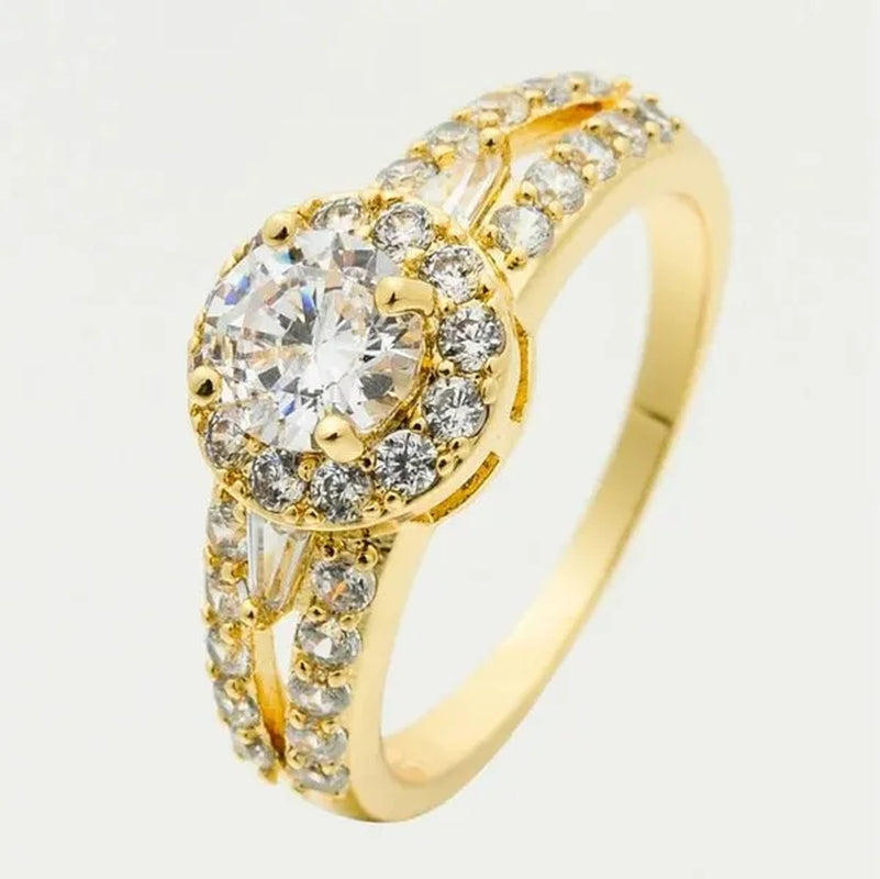 3-Color Natural 2.38CT White/Alexandrite/Sapphire Diamond 14K Yellow Gold Wedding Ring Size 6-10