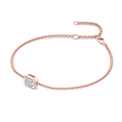 Tokyo - Emerald Cut Diamond Bracelet