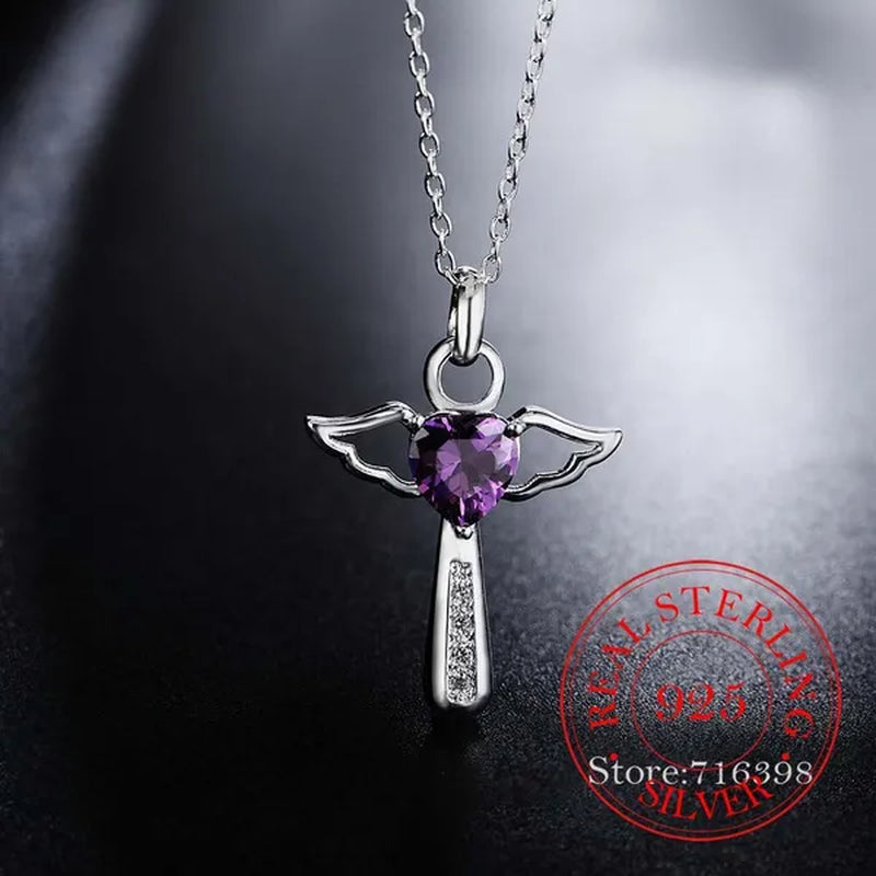 Hot Silver Creative zircon Crystal Necklace Fine Jewelry Birthday Gifts 925 Sterling Silver Cross Pendant Necklace for women men