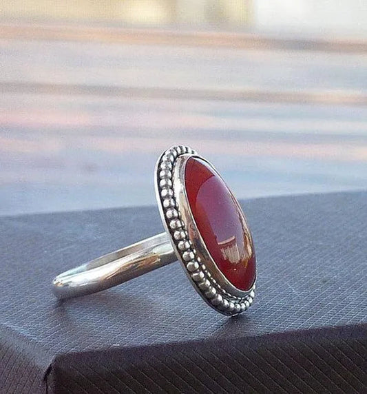 Gorgeous 925 Sterling Silver Engagement Ring Full Dazzling Red Ruby Diamond Bridal Wedding Jewelry Rings Women Fashion Casual Accessory Birthday Christmas Gift Size 4-12