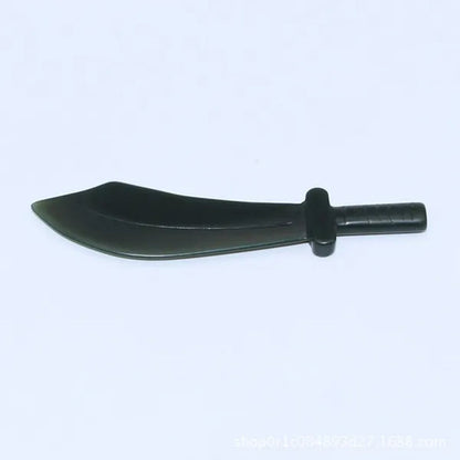 Natural Hetian Jade Sapphire Broadsword Pendant Mini Seiko Carved Qinghai Material Black Sapphire Pendant Mountain Material Jade Sword