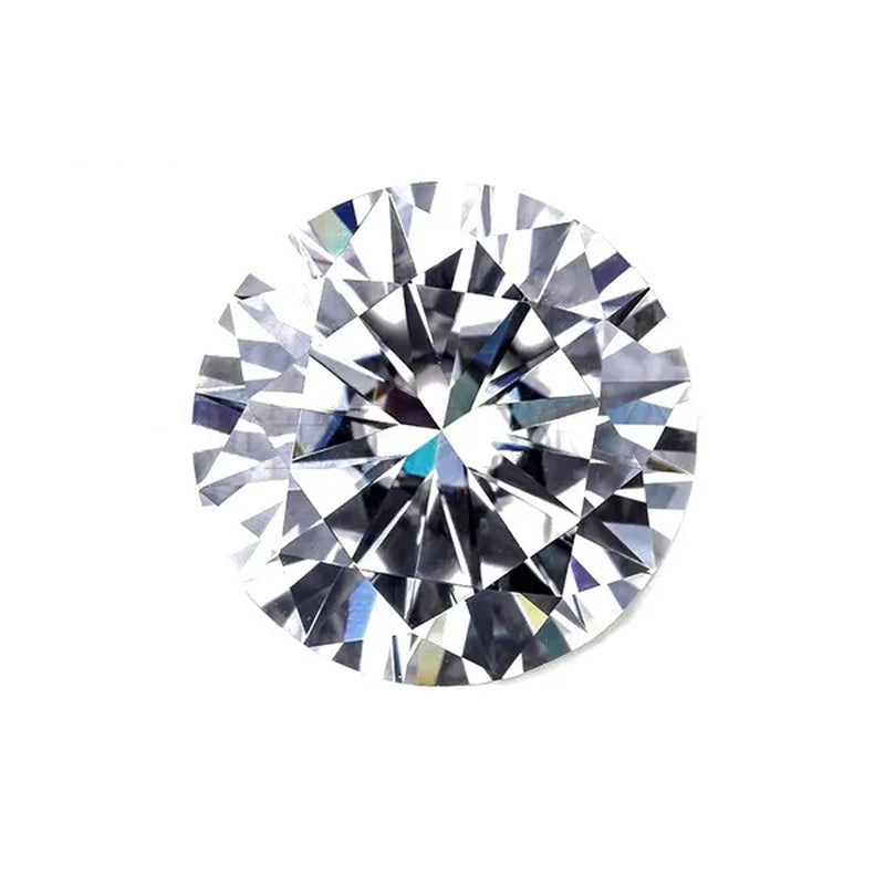 Round Brilliant Cut  5.0mm (0.5 ct) To 8.0mm (2 ct)  D Color Moissanites Loose Stone  Ring Jewelry Bracelet Material High Quality