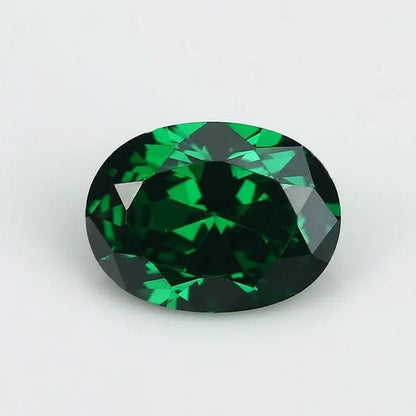 6.00 Cts Natural Gemstone Green Emerald 9x11mm Oval Cut Sri-Lanka VVS Gemstone