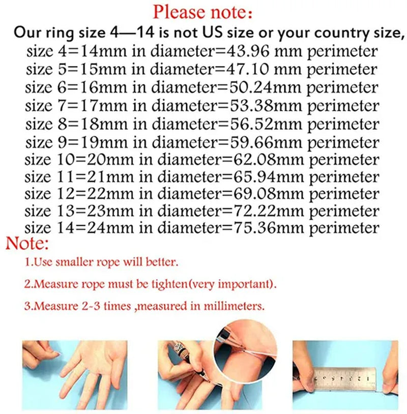 Fashion Punk Stainless Steel 8Mm Rings for Men Chain Rings Biker Grooved Edge, Size 6-12