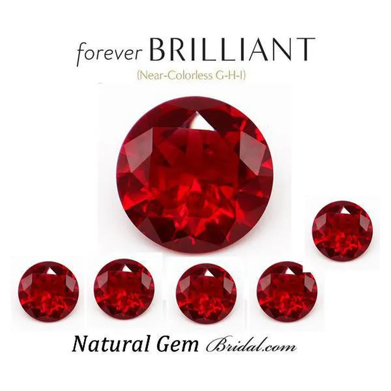 Natural Ruby AAAA+ Unheated 10.50 Cts Natural Mined 11.0mm Sri-Lanka Garnet Red  Ruby Round Cut VVS Loose Gem