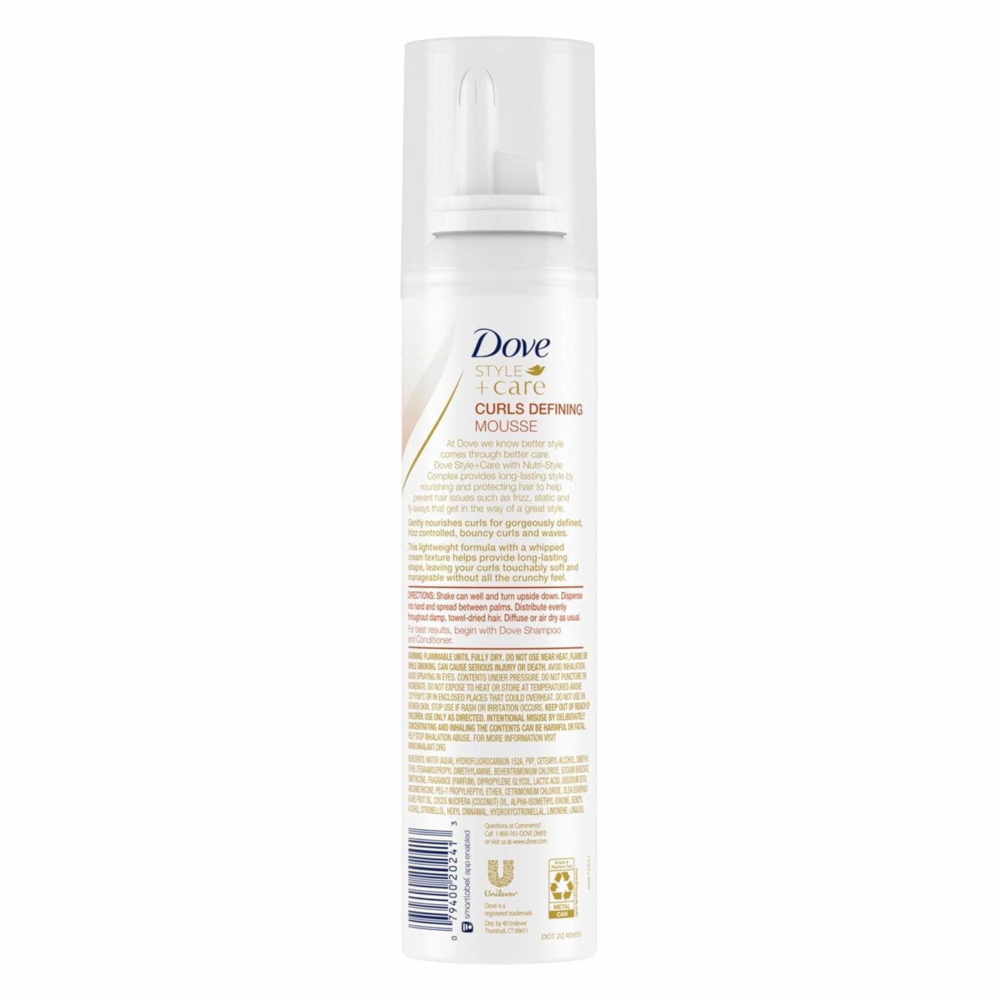 Style+Care Curls Defining Mousse, Soft Hold 7 Oz