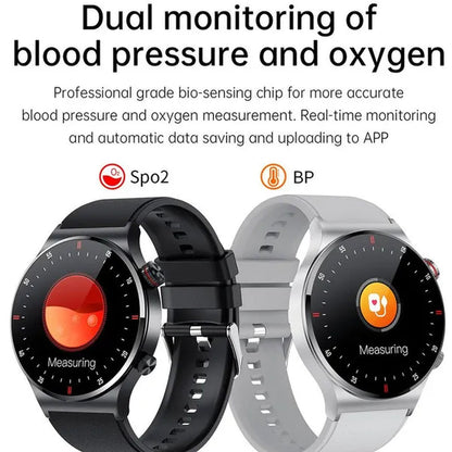 LIGE Bluetooth Call Smart Watch Men HD Screen Sports Bracelet Waterproof ECG Health Monitor Men SmartWatch For Uhren