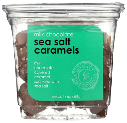 Milk Chocolate Sea Salt Caramels, 16 OZ