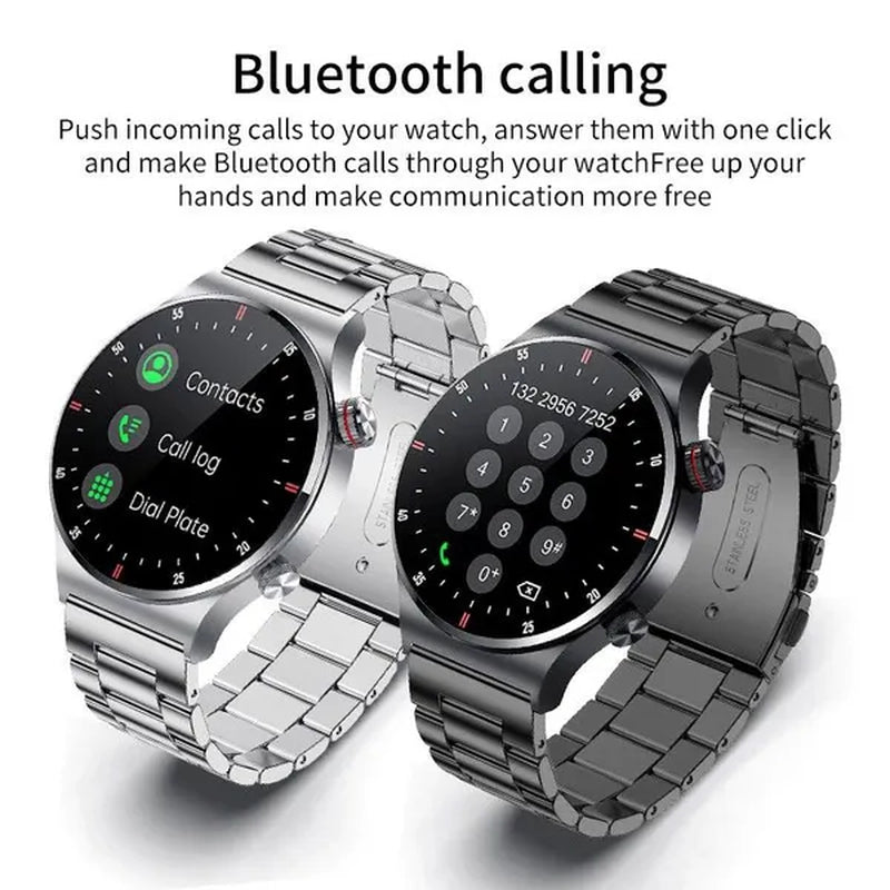 LIGE Bluetooth Call Smart Watch Men HD Screen Sports Bracelet Waterproof ECG Health Monitor Men SmartWatch For Uhren