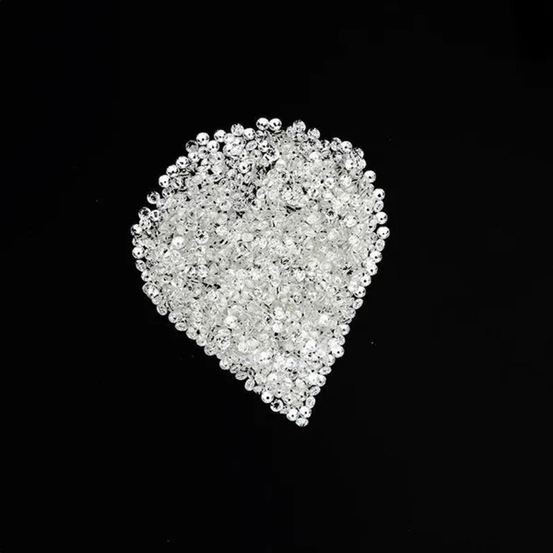 Loose Moissanite Stone Small Size 0.9Mm to 2.9Mm E Color White round Brilliant Cut Loose Beads
