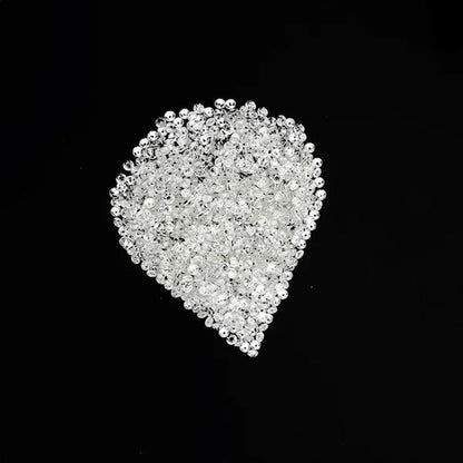 Loose Moissanite Stone Small Size 0.9Mm to 2.9Mm E Color White round Brilliant Cut Loose Beads