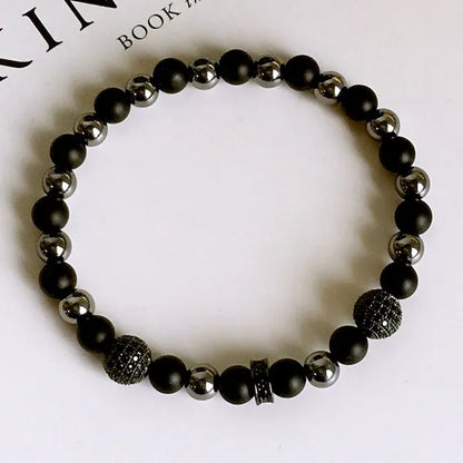 Lucky jewelry pulseras Gold Plated Beads Strand Bracelets Micro CZ Pave Charm Bracelets