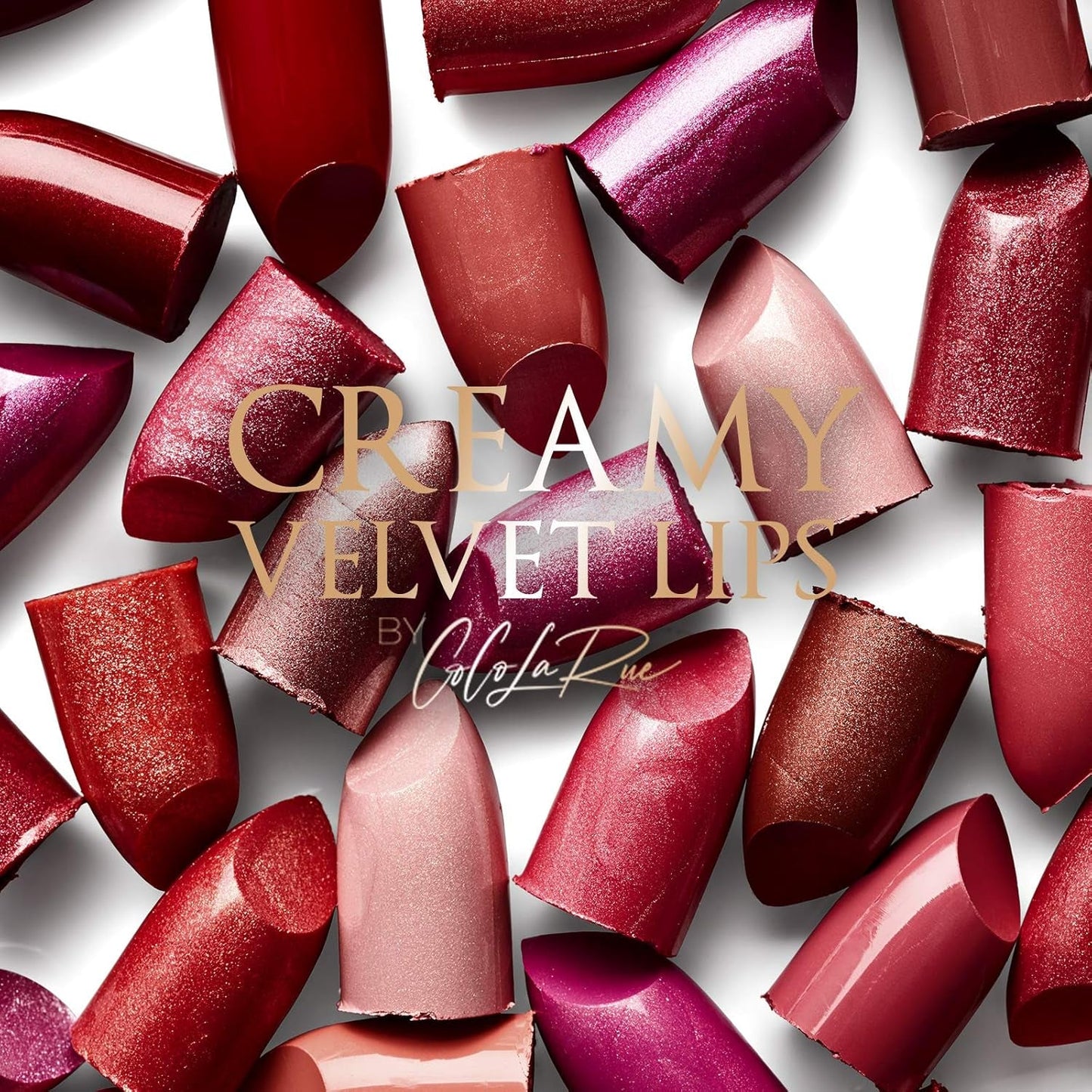 Coco La Rue Creamy Velvet Lipstick Lustrous Mauve Lipstick, High-Shine Plumping Lip Balm, Hydrating Lip Color (CLR-C 204 Smooth)