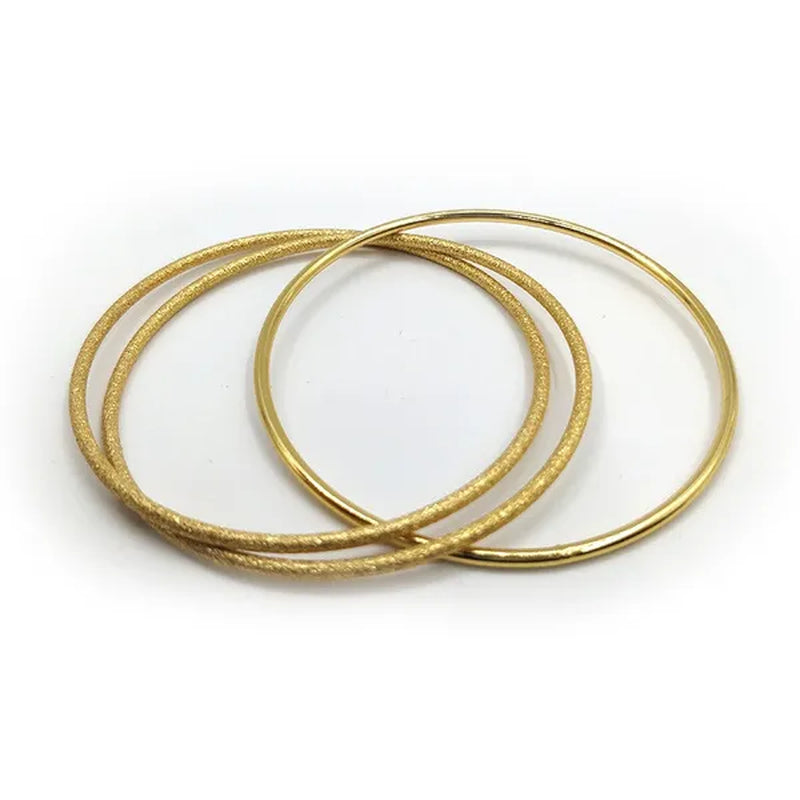 24K Pure Gold Multilayer Bracelet Set Women Bracelet Gold Jewelry