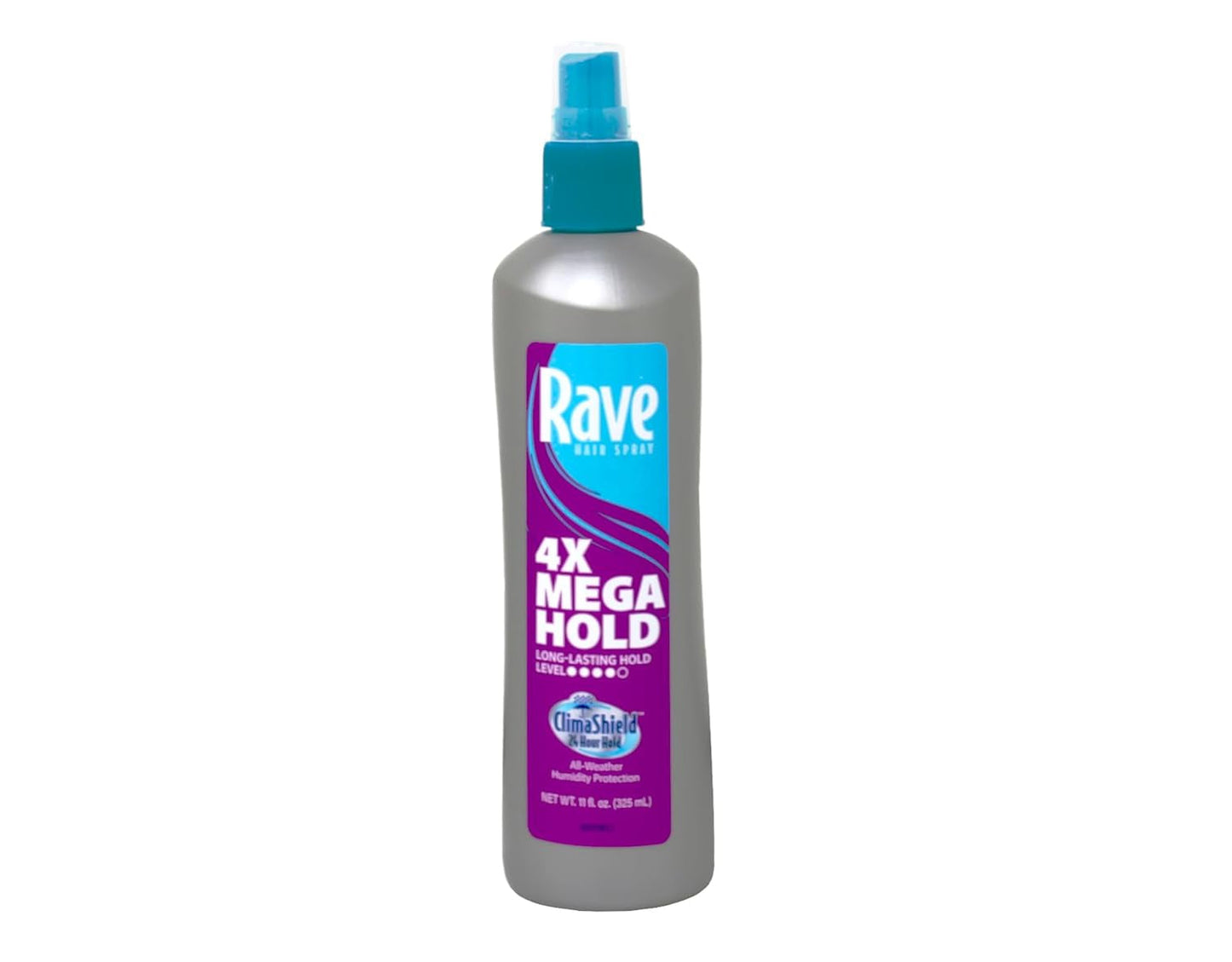 4X Mega Hairspray with Clima Shield, Unscented 11 Oz (Pack of 3)