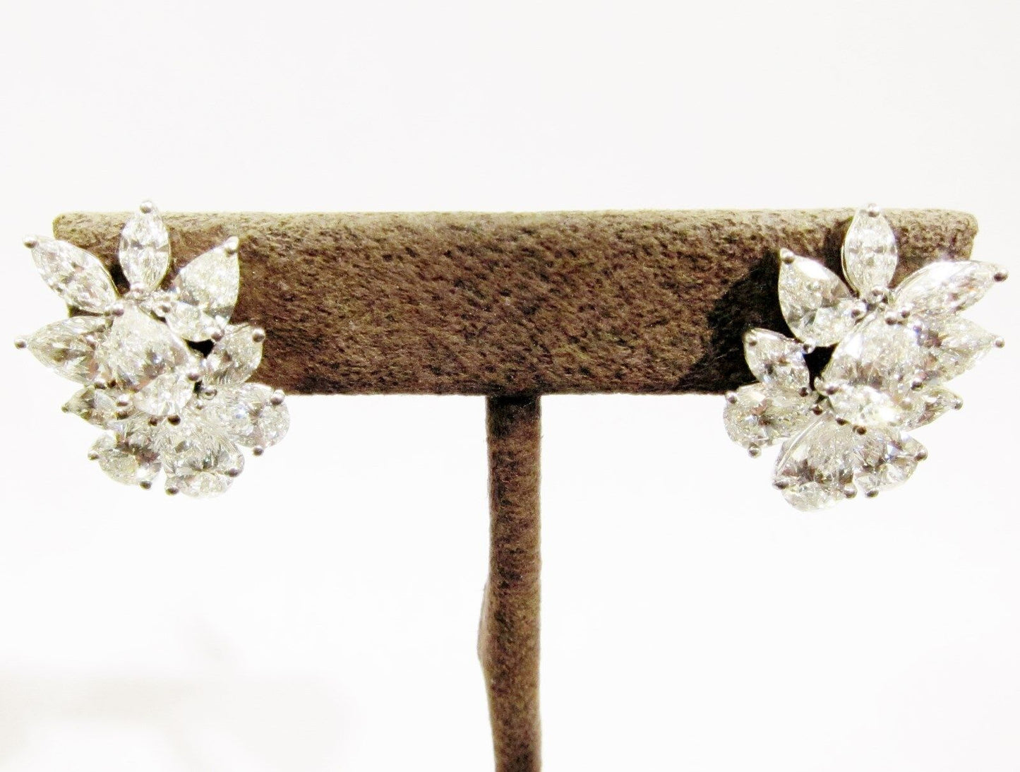 STYLISH DIAMOND TWELVE PEAR SHAPE EIGHT MARQUISE SHAPE DIAMOND HUGGIE DIAMOND
