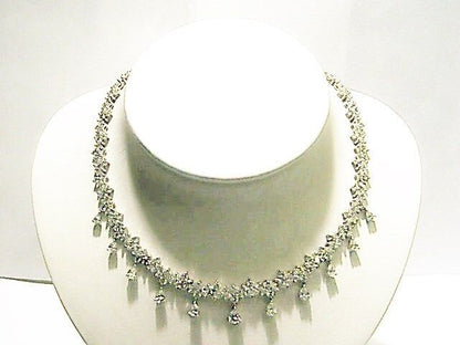GRACEFUL PEAR 11 DROP DIAMOND SET ROUND BRILLIANT MARQUISE SHAPE DANGLE DIAMOND