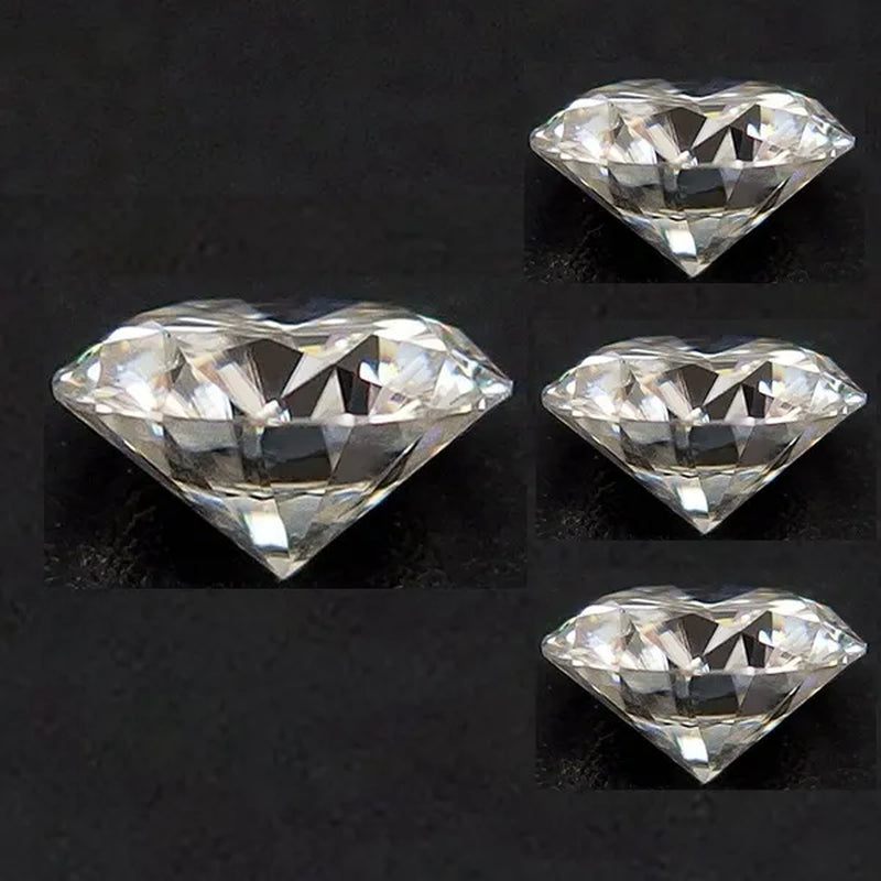 Excellent Moissanite Diamond Loose Gemstones Best G-H Color Undefined Cut Gem Stone For Jewelry Diamond Ring