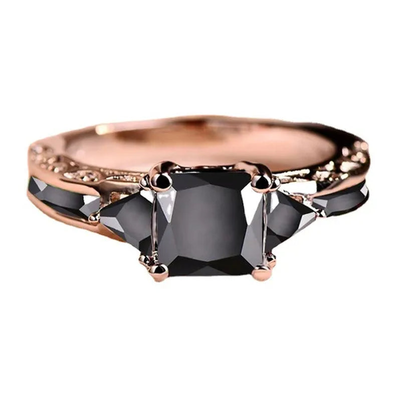 Women Silver Plated Princess Cut Garnet Red Ruby Wedding Ring Party Jewelry Gifts Size 4 5 6 7 8 9 10 11