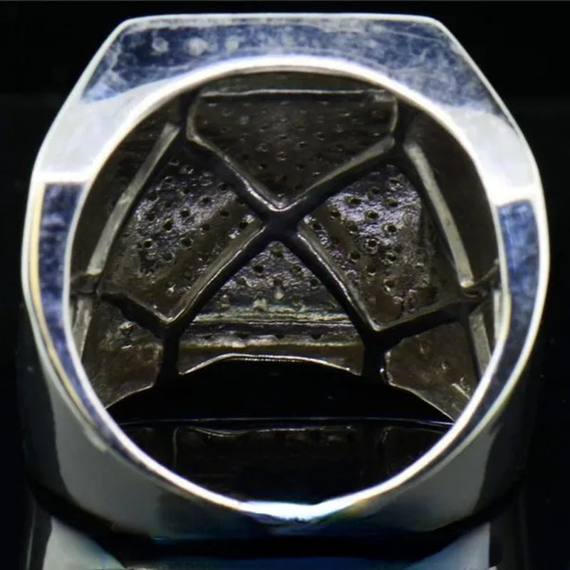Men's Ring White Stone 925 Sterling Silver Ring Gifts