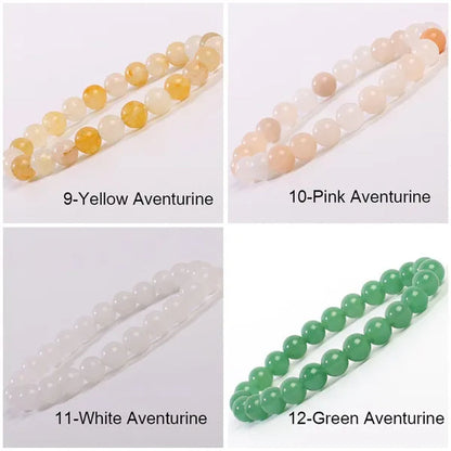 43 Style New 8MM Natural Stone Bracelet / Apatite / Agate /amethyst /watermelon /Rose Quartz /Morgan Stone/malachite/Tiger Eye Fashion Bracelet Unisex