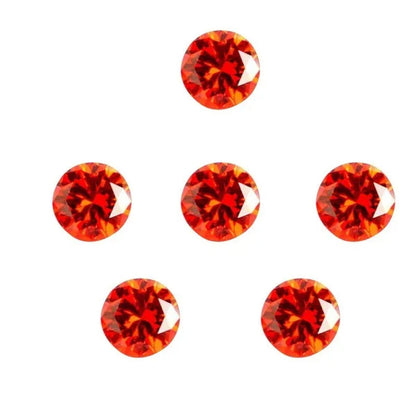 4Mm 50Pcs/Pack Cubic Zirconia Stone Loose Crystal Beads for Jewelry Making Findings